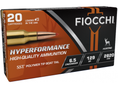 Fiocchi Hyperformance 6.5 Creedmoor 129 Grain SST FIO65CMHSA Ammo Buy