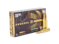 GM308M500 Federal Gold Medal Match 308 Winchester 168 Grain SMK BTHP