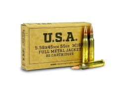 Winchester USA 5.56 NATO M193 55 Grain FMJ (Case)
