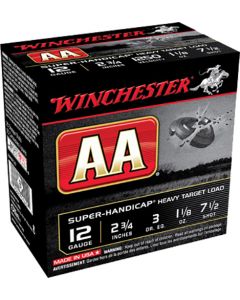 AAHA127 Winchester AA Super Handicap 12 Ga 2.75" 1 1/8 oz 7.5 Shot 