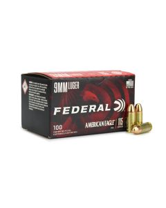 Federal American Eagle 9mm 115 Gr FMJ