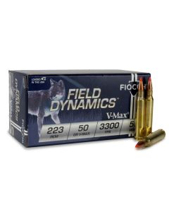 Fiocchi Field Dynamics 223 Remington 50 Grain V-Max FIO223HVA50 Ammo Buy