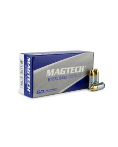 Magtech 9AS, 9mm, steel case ammo, 9mm luger, Magtech ammo, ammo for sale, 9mm ammo, 9mm fmj, fmj for sale, Ammunition Depot
