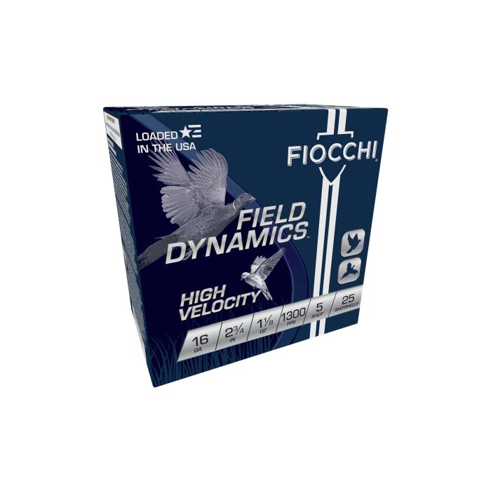 Fiocchi Field Dynamics 16 Gauge 2.75" 1-1/8 oz 5 Shot (Case)