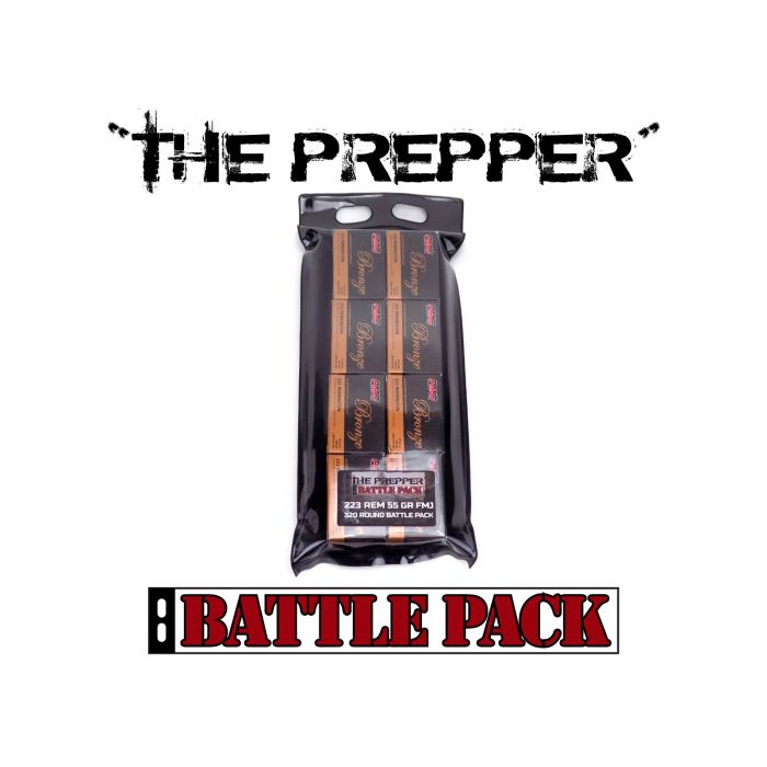 PMC 223 Remington 55 Grain FMJ "The Prepper" Battle Pack