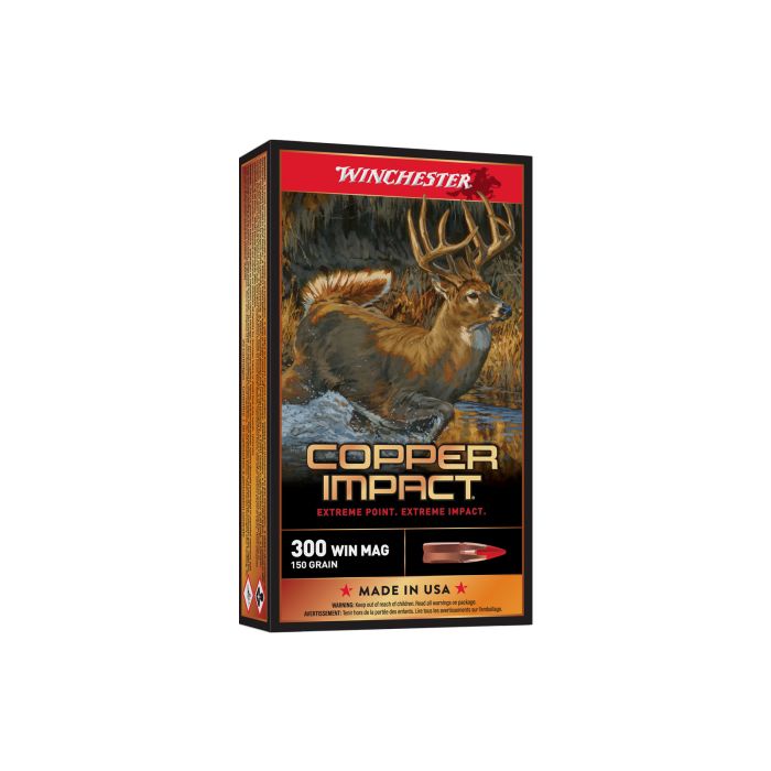 Winchester Copper Impact 300 Win Mag 150 Grain Extreme Point (Case)