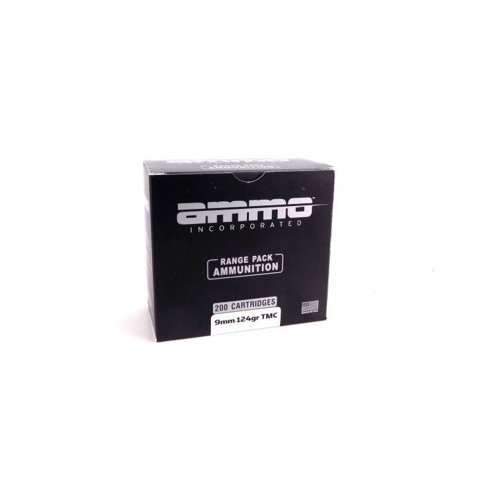 Ammo Inc. Range Pack 9mm 124 Grain TMC (Case)