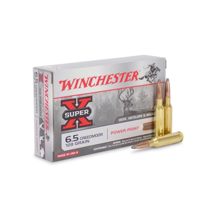 Winchester Super-X 6.5 Creedmoor 129 Gr Power Point (Case)