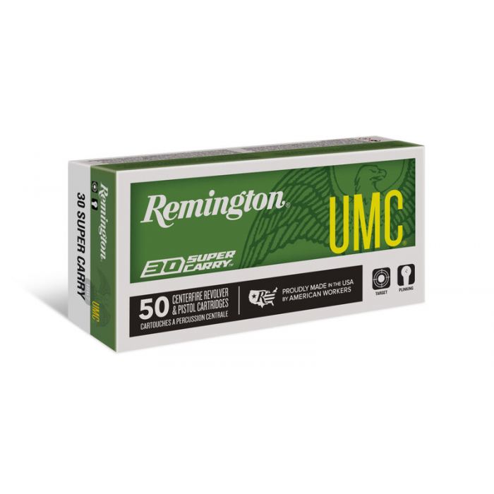 Remington UMC 30 Super Carry 100 Grain FMJ (Case)