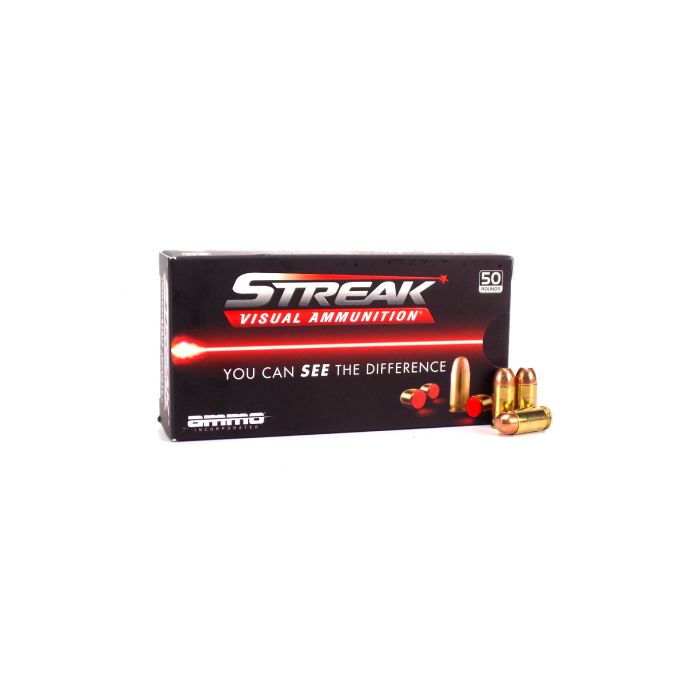 Ammo Inc. STREAK 380 ACP 100 Grain Non-Incendiary Red Tracer (Case)